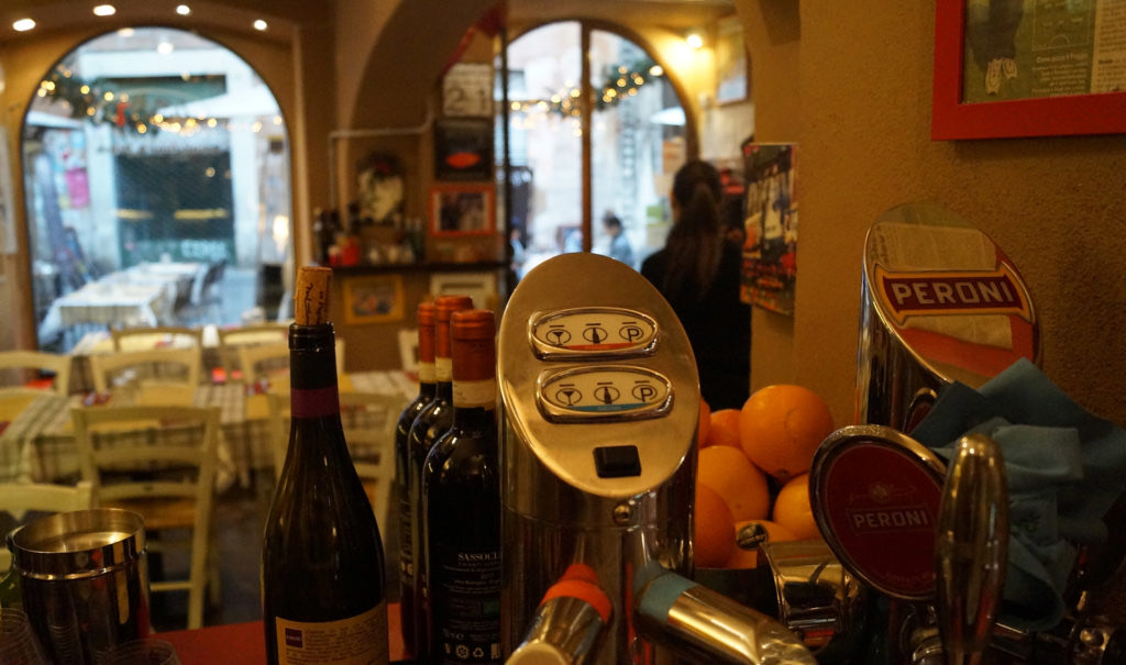 Sala interna del Ristorante 433 a Roma